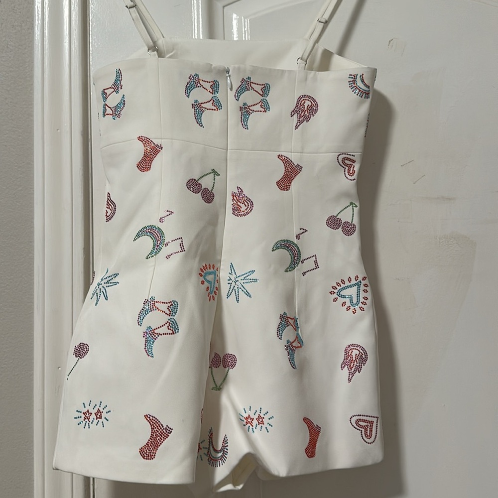 premium diamante western tailored romper - Picture 6 of 11